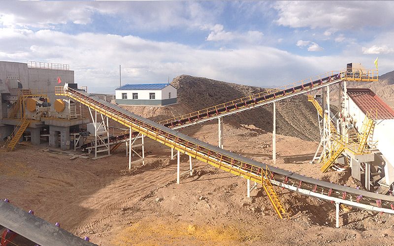 Línea de trituración de piedra caliza de 600 toneladas por hora en Qinghai