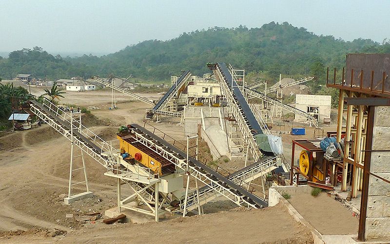 Línea de trituración de cobre de 500 toneladas por hora en Congo