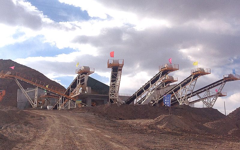 Línea de trituración de piedra caliza de 600 toneladas por hora en Qinghai